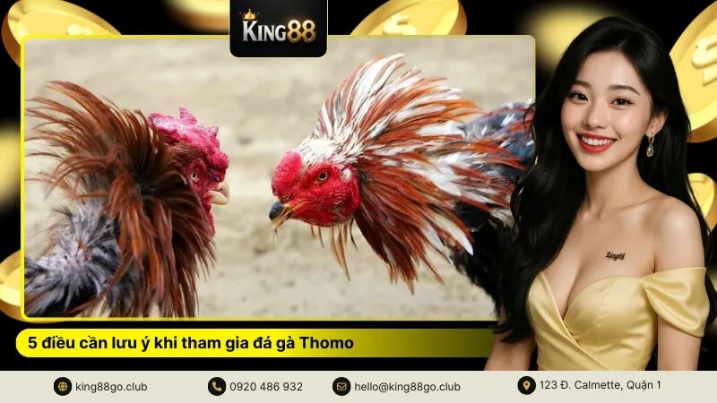 5 điều cần lưu ý khi tham gia đá gà Thomo