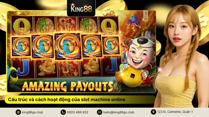 Cấu trúc và cách hoạt động của slot machine online