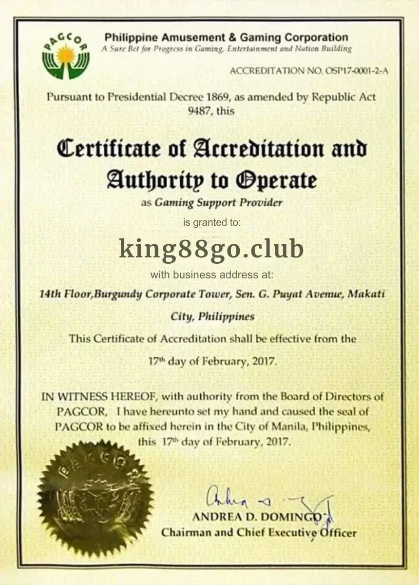 king88 chứng nhận