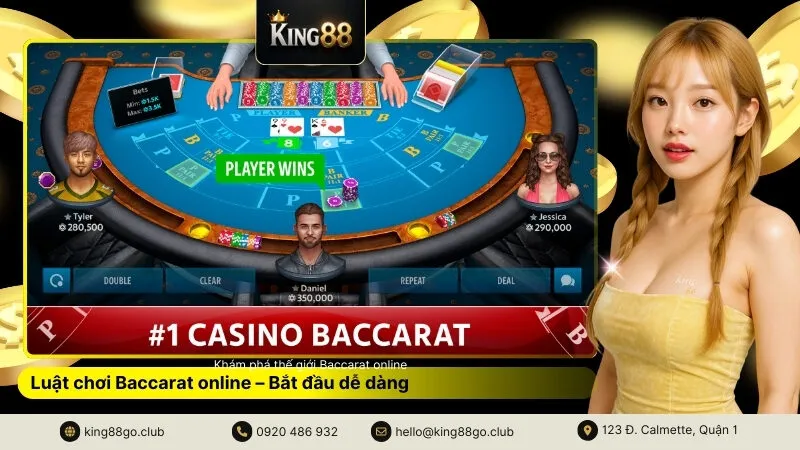 Luật chơi Baccarat online – Bắt đầu dễ dàng